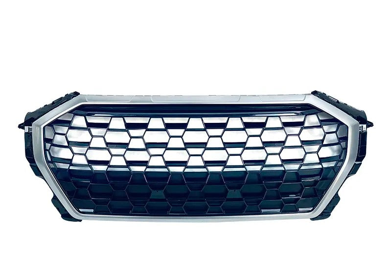 RSQ3 STYLE FRONT GRILLE for AUDI Q3 2019 - 2022
Set include: 
Front Grille
Material: ABS
NOTE: Professional installation is required 
