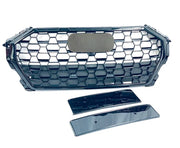 RSQ3 STYLE FRONT GRILLE for AUDI Q3 2019 - 2022
Set include: 
Front Grille
Material: ABS
NOTE: Professional installation is required 