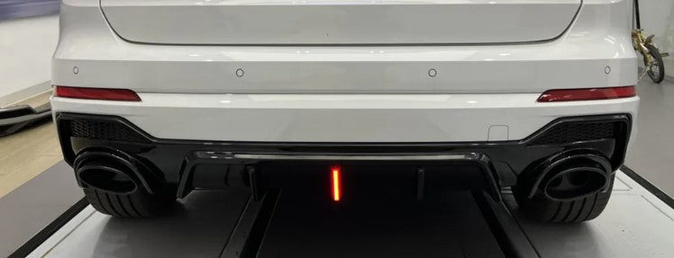 REAR DIFFUSER WITH EXHAUST TIPS for AUDI Q3 2020 - 2022 | RSQ3 STYLE ...