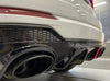 RSQ3 STYLE REAR DIFFUSER WITH EXHAUST TIPS for AUDI Q3 2020 - 2022