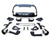 RSQ8 STYLE CONVERSION BODY KIT for AUDI Q8 4M 2019 - 2023  Set includes:  Front Grille Front Bumper Front Lip Rear Bumper Rear Diffuser Exhaust Tips