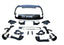 RSQ8 STYLE CONVERSION BODY KIT for AUDI Q8 4M 2019 - 2023  Set includes:  Front Grille Front Bumper Front Lip Rear Bumper Rear Diffuser Exhaust Tips
