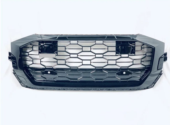 RSQ8 STYLE FRONT GRILLE for AUDI Q8 4M 2019 - 2023  Set includes:  Front Grille