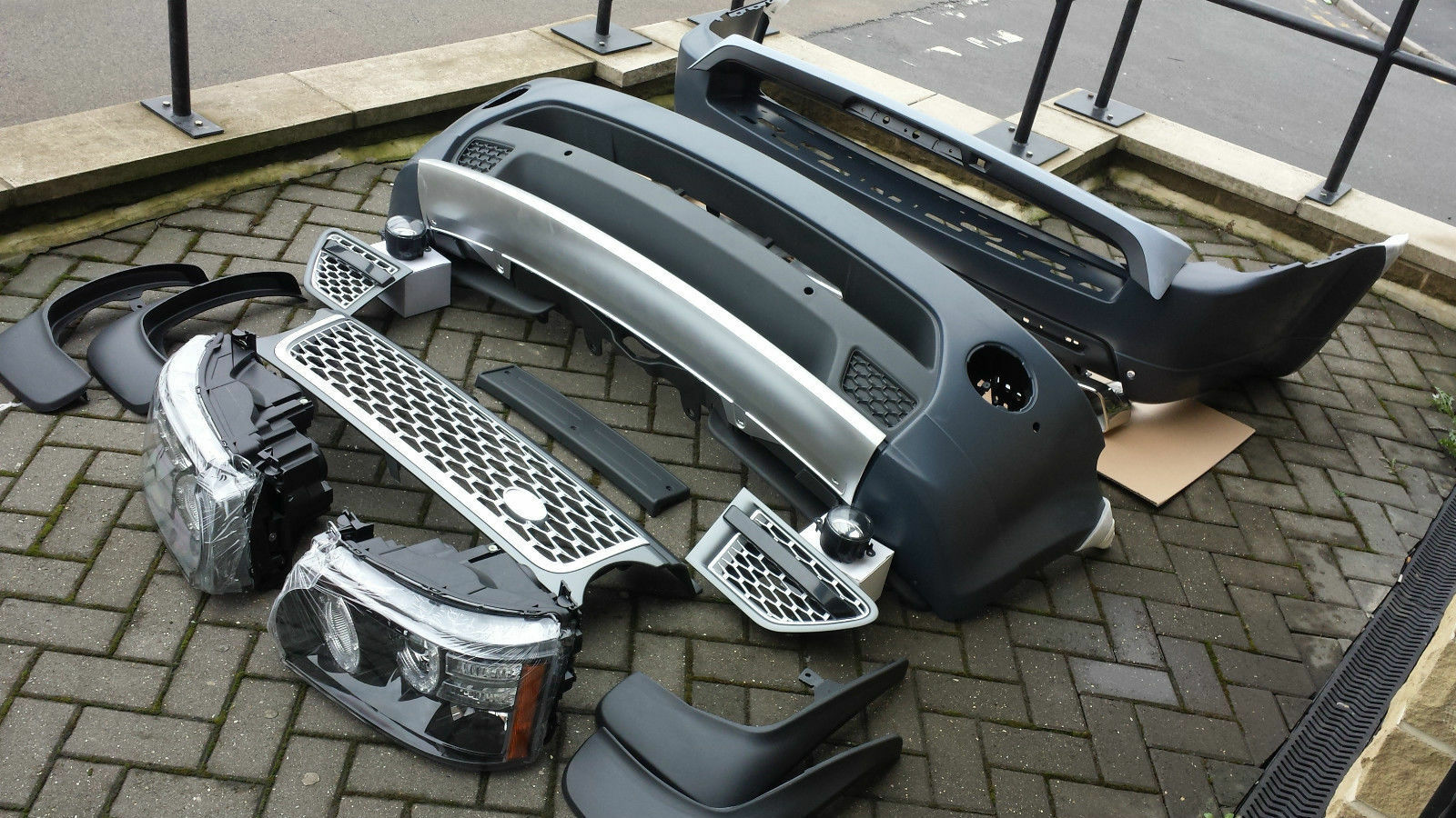 2004 Range Rover Body Kit FULL FACELIFT KIT for Range Rover Sport AUTOBIOGRAPHY 2005-2009 L320 t ...