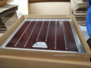 A new set of aftermarket Wooden Teak Floor Boot Liner Kit for Range Rover VOGUE L405 2013-2017 