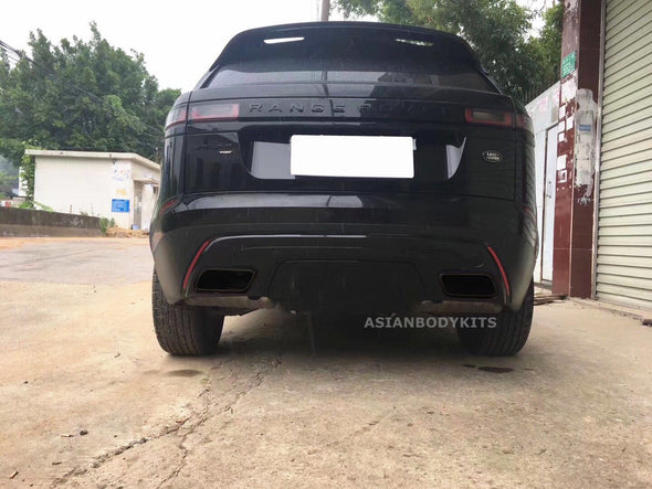 Rear diffuser with exhaust tips and grille for Range Rover VELAR