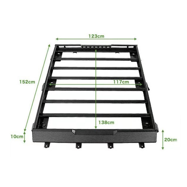Assemble Roof Rack no light bars install hollow for Suzuki Jimny JB64 JB74