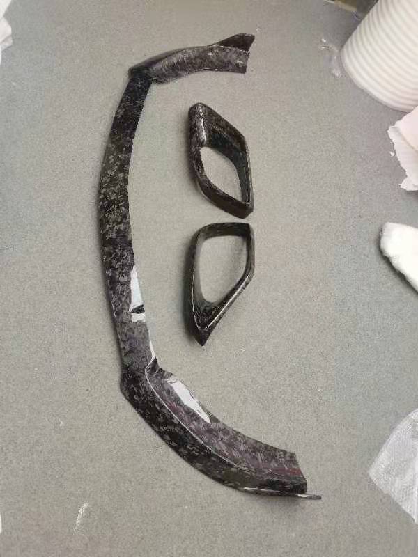 Parts FORGED CARBON LIP for Mercedes Benz S-Class Coupe S63 / S65 AMG C217 2015 - 2021