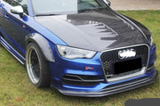 BKSS STYLE CARBON FIBER FRONT LIP for AUDI S3 A3 2013 - 2016