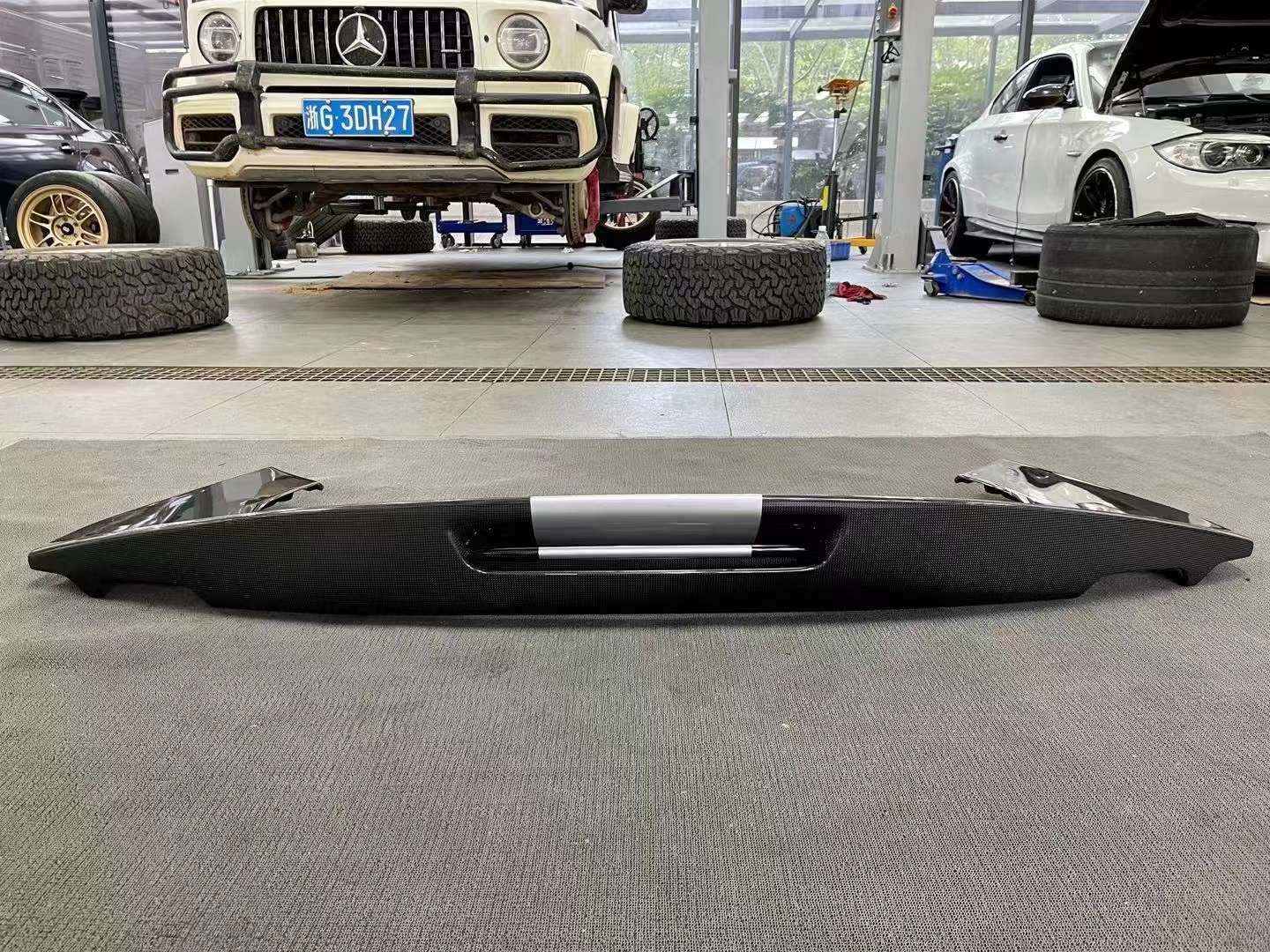 CARBON OEM GENUINE PARTS for FERRARI SF90 2021+  Set includes:  Front Lip Front Trims Side Skirts Side Vents Rear Diffuser Rear Spoiler Wing Material: Carbon Fiber  NOTE: Professional installation is required.  Contact us for pricing