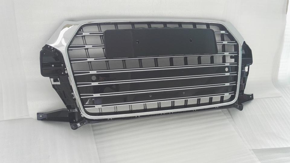 SQ3 STYLE FRONT GRILLE for AUDI Q3 2015 - 2017
Set include: 
Front Grille
Material: ABS
NOTE: Professional installation is required 
Worldwide Shipping, When purchase please tell us which one you want.
