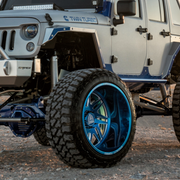 We manufacture premium quality forged wheels s for Jeep Wrangler in any design, size, color  Wheel size:  7.5 x 18 ET 44 26x16 24x14 22x12 6x120 6x139.7 66.9 100.3 Pickup Big Big Wheel 