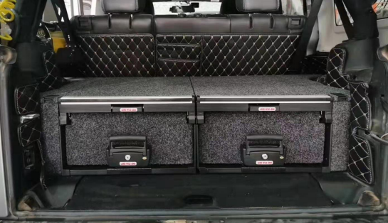 Slide Kitchen Drawer Cargo Storage kit For Jeep Wrangler 4/2 Door