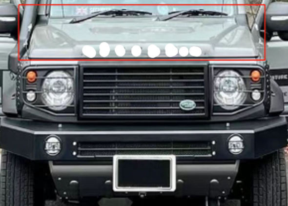 Range Rover Defender Style Hood Cover For Suzuki Jimny JB64  Set include:    Hood Cover NOTE: Professional installation is required   * Each part can send separately. If you need, please contact us.