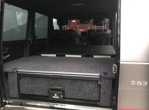 Slide Kitchen Drawer Cargo Storage kit For Mercedes Benz G Class 2013-2018
