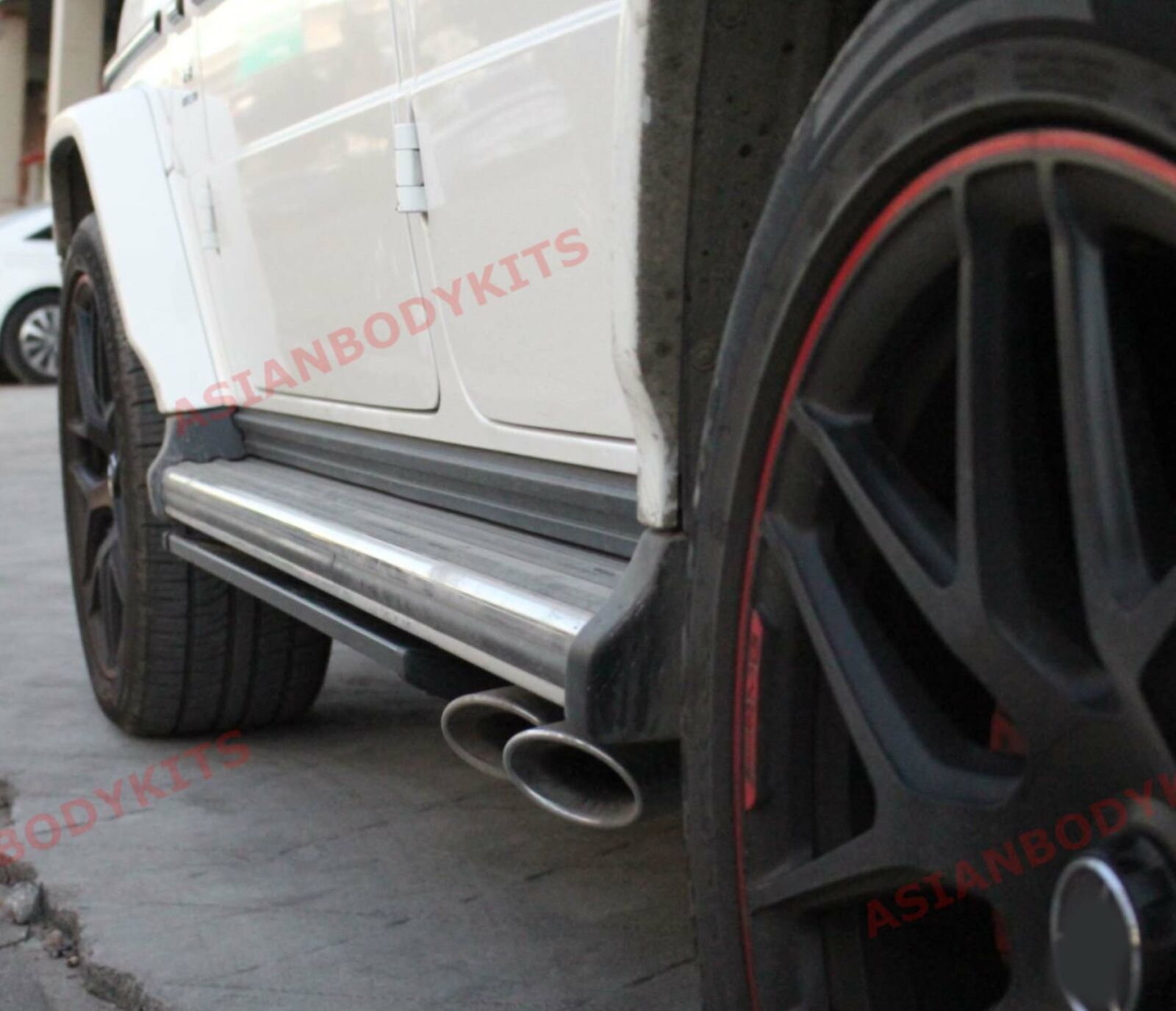 Short Electric Side Step Running Boards for Mercedes Benz G class W463A G63 18+ - Forza Performance Group