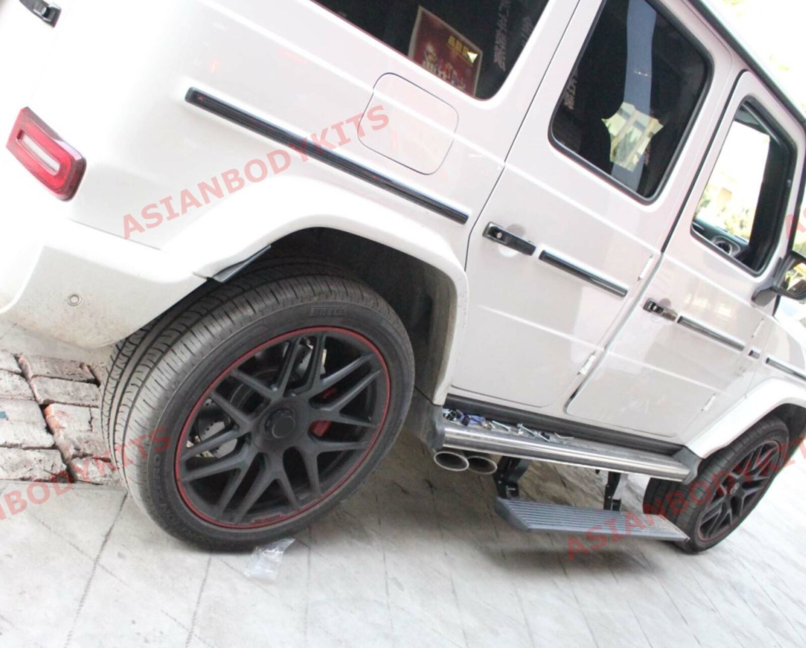 Short Electric Side Step Running Boards for Mercedes Benz G class W463A G63 18+ - Forza Performance Group
