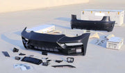 STARTECH Body Kit For Tesla Model Y  Set include:  Front Bumper Assembly Side Skirt Trims Rear Spoiler Rear Bumper Assembly Material: Plastic Note: Professional installation is required
