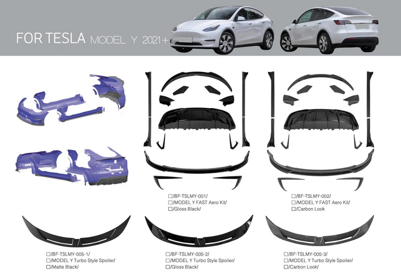 AERO KIT for TESLA MODEL Y 2021+