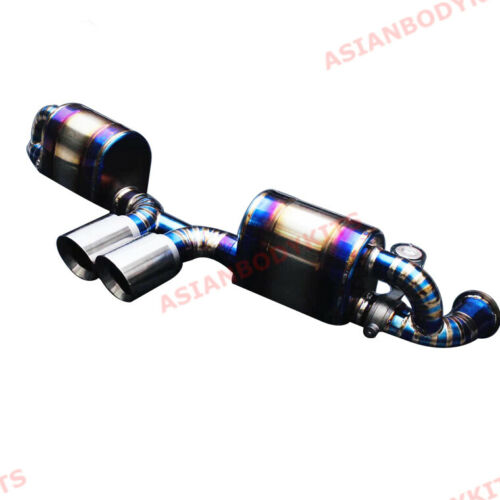 TITANIUM VALVED CATBACK MUFFLER for PORSCHE 911 991 GT3 / GT3 RS 2013 - 2016 4.0