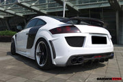 2006-2014 Audi TT/TTS DPRG Style Trunk Spoiler Side skirts darwinpro aero kit body kit diffuser car