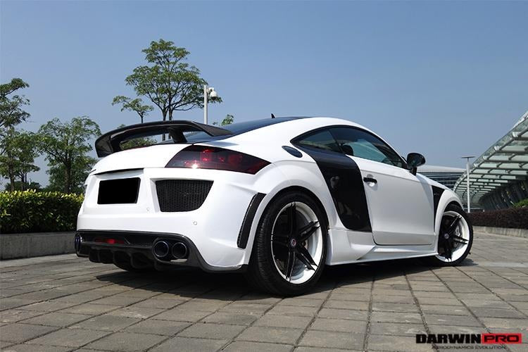 2006-2014 Audi TT/TTS DPRG Style Trunk Spoiler Side skirts darwinpro aero kit body kit diffuser car