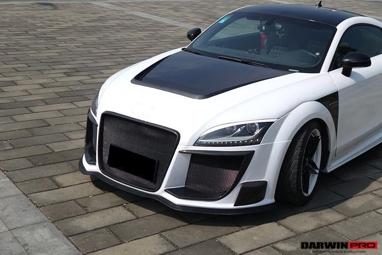 Darwinpro 2006-2014 Audi TT/TTS DPRG Style Full Body Kit rear diffuser bumper front body kit aero grille side skirts mirrors 