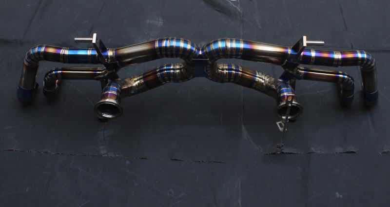 Titanium Muffler Bypass For Lamborghini Huracan