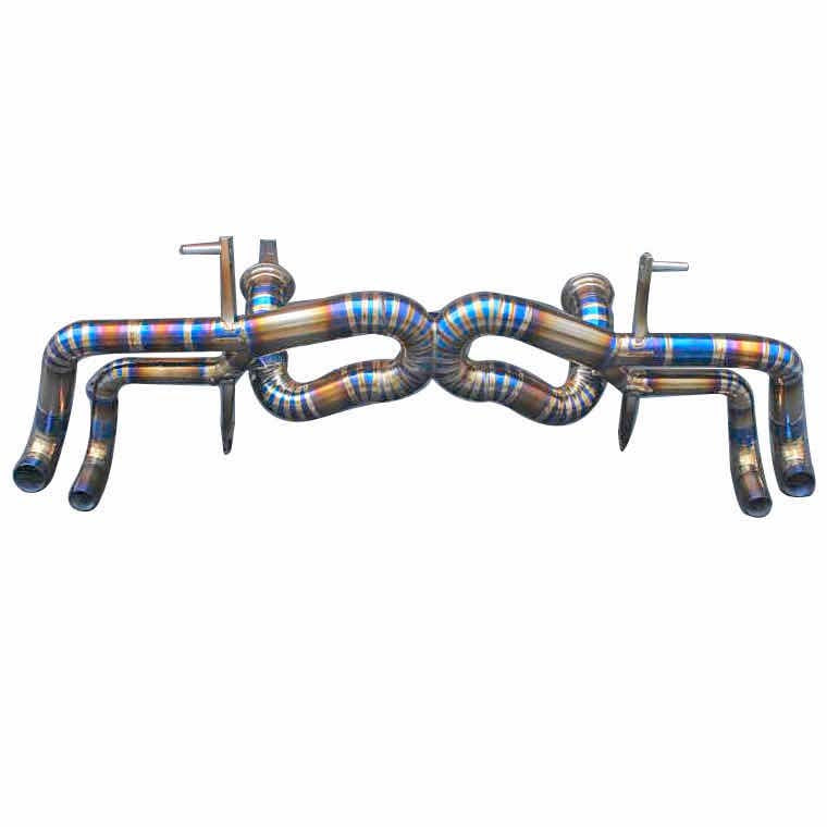 Titanium Muffler Bypass For Lamborghini Huracan