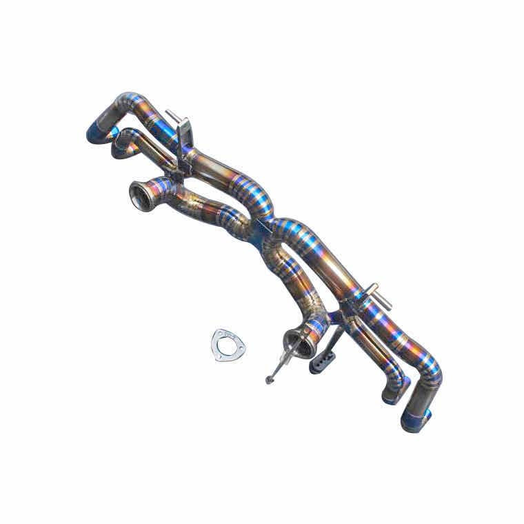 Titanium Muffler Bypass For Lamborghini Huracan