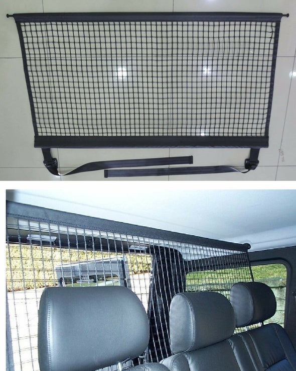 Cargo Net / Pet Barrier for Mercedes Benz W463 G-class G500 G63 G55 2000-2017  FITMENT NOTE: make sure your car already has factory OEM brackets for this cargo net