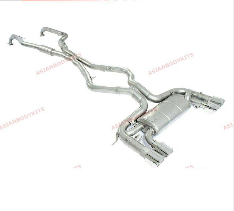 VALVED EXHAUST CATBACK MUFFLER for BMW X5M X6M F85 F86 2013-2019 4.4 biturbo
