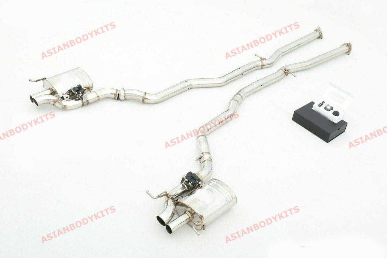 VALVED EXHAUST CATBACK MUFFLER for Bentley Continental GT GTC SS W12 V8 2004 -17