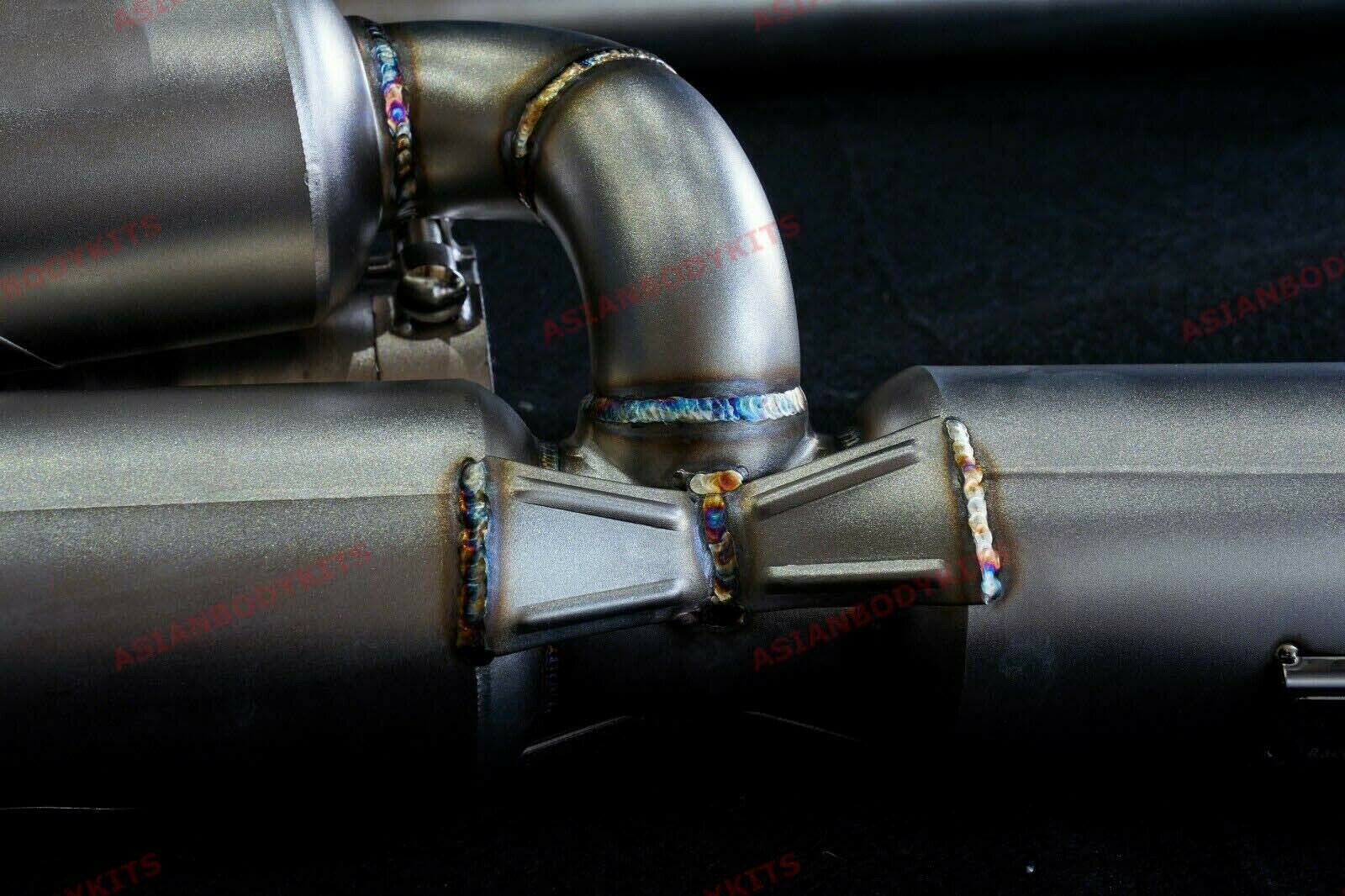 Aggressive sporty sound VALVED EXHAUST CATBACK MUFFLER for MERCEDES BENZ S-Class COUPE S63 AMG C217 2014-2017 (Engine: 5.5T)  Set include:  Center pipes  Pair of mufflers with valves The valve control unit and remote controller Material: Stainless steel  Production time: 10 days