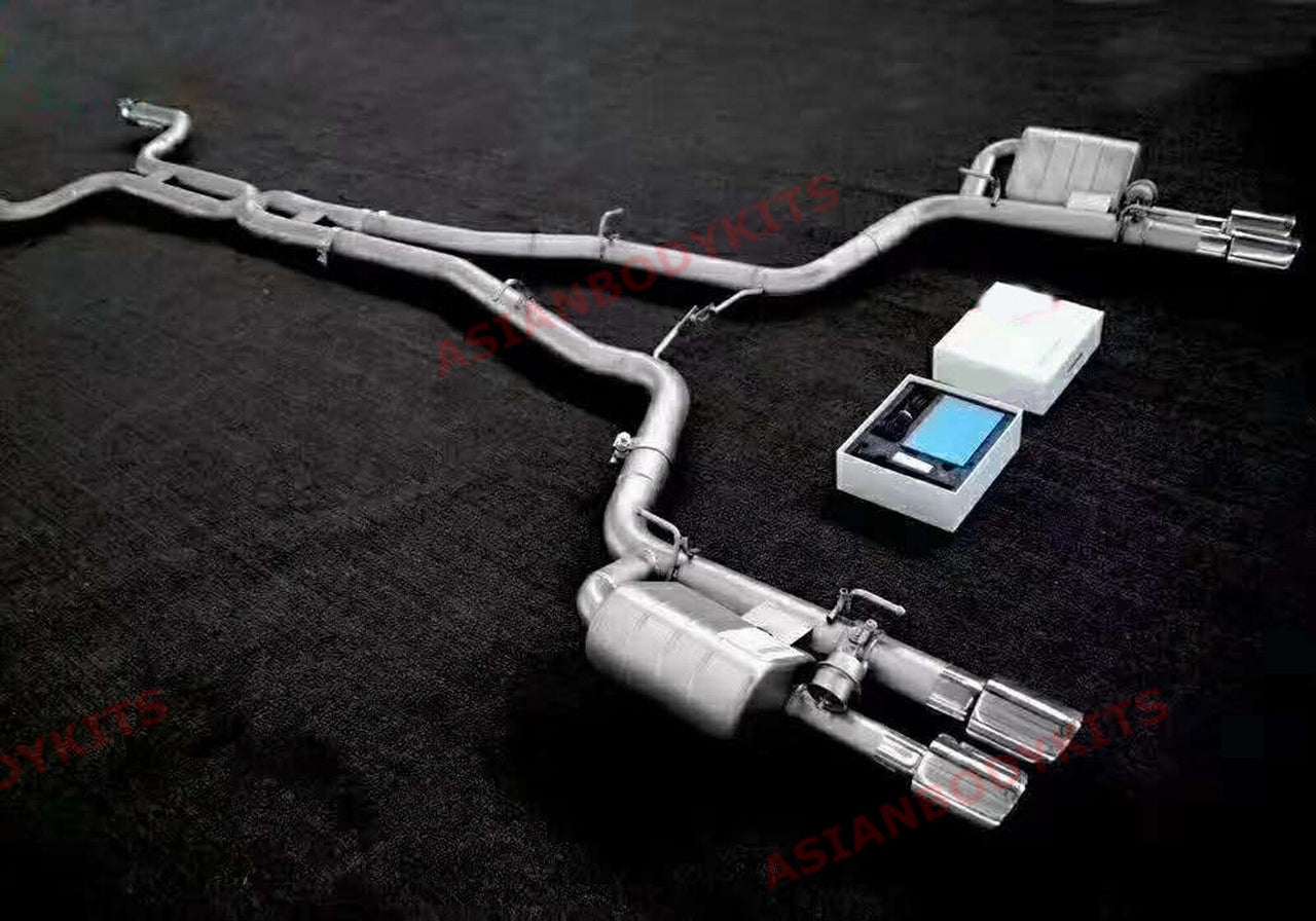 VALVED EXHAUST CATBACK MUFFLER for Maserati Ghibli M157 2013+ (3.0T)