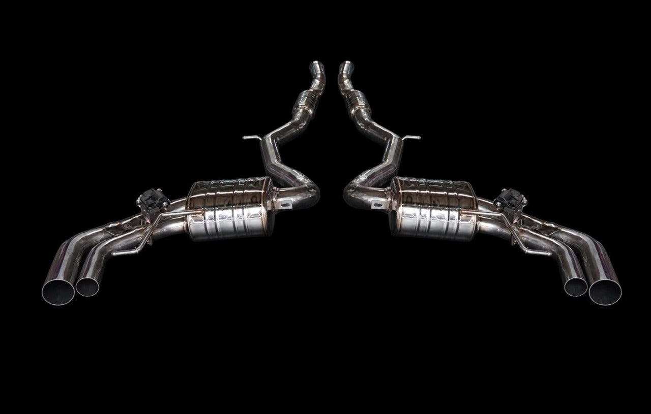 VALVED EXHAUST CATBACK MUFFLER for Mercedes-Benz S-Class S63 S550 S500