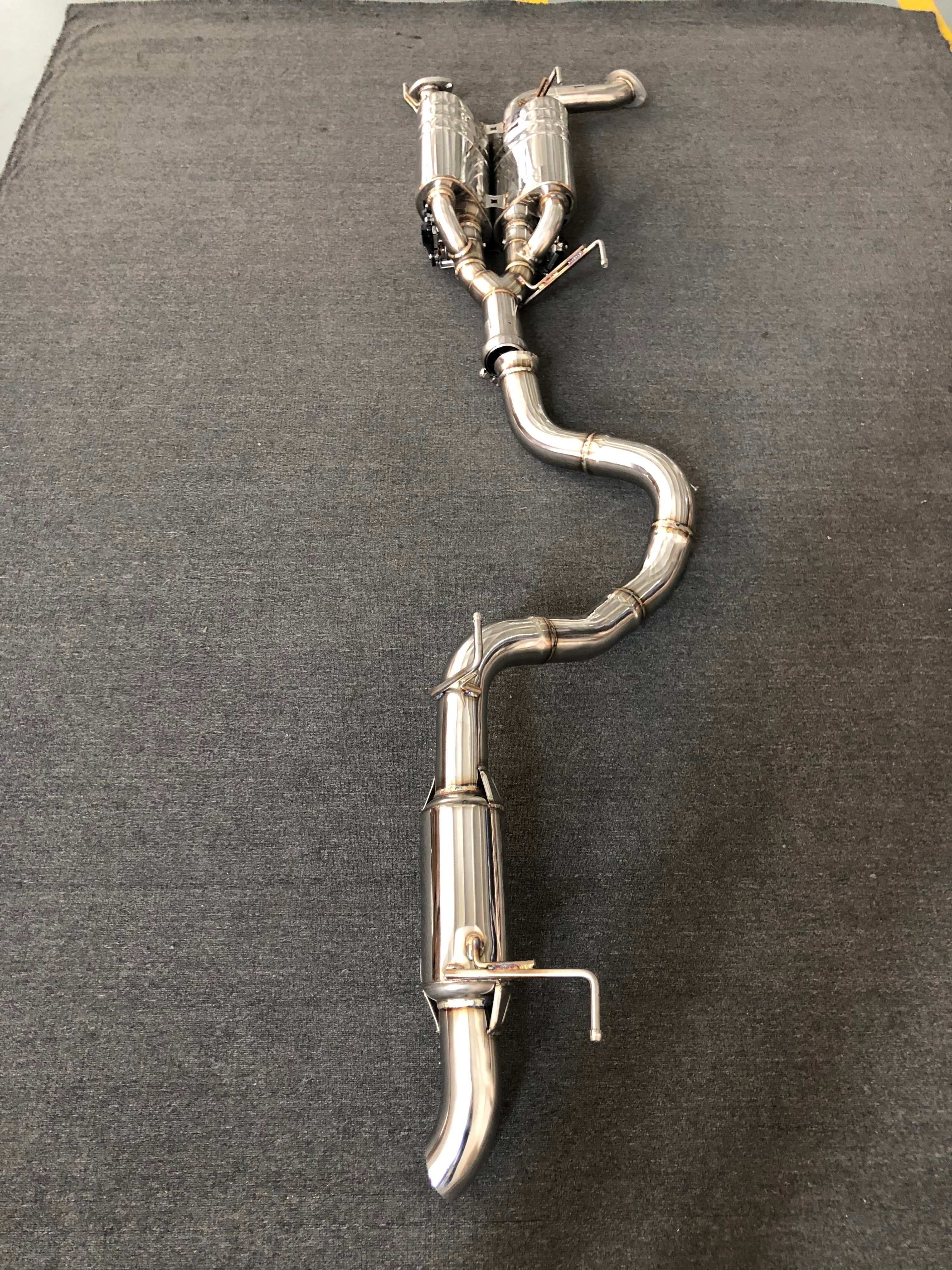 VALVED EXHAUST CATBACK MUFFLER for LEXUS LX 570 LAND CRUISER LC 200 20