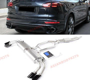 VALVED EXHAUST CATBACK MUFFLER for PORSCHE CAYENNE 958.2 15-17 (3.6)