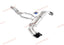 VALVED EXHAUST CATBACK MUFFLER for PORSCHE CAYENNE 958.2 15-17 (3.6)