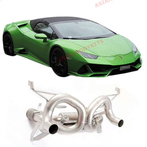 VALVED EXHAUST CATBACK X PIPE for LAMBORGHINI HURACAN EVO SPYDER RWD 19+