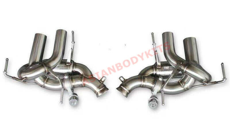 VALVED EXHAUST SYSTEM STRAIGHT PIPES for FERRARI F12 BERLINETTA 2012 - 2017