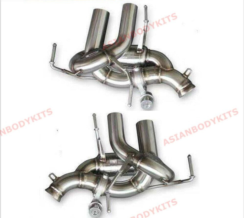 VALVED EXHAUST SYSTEM STRAIGHT PIPES for FERRARI F12 BERLINETTA