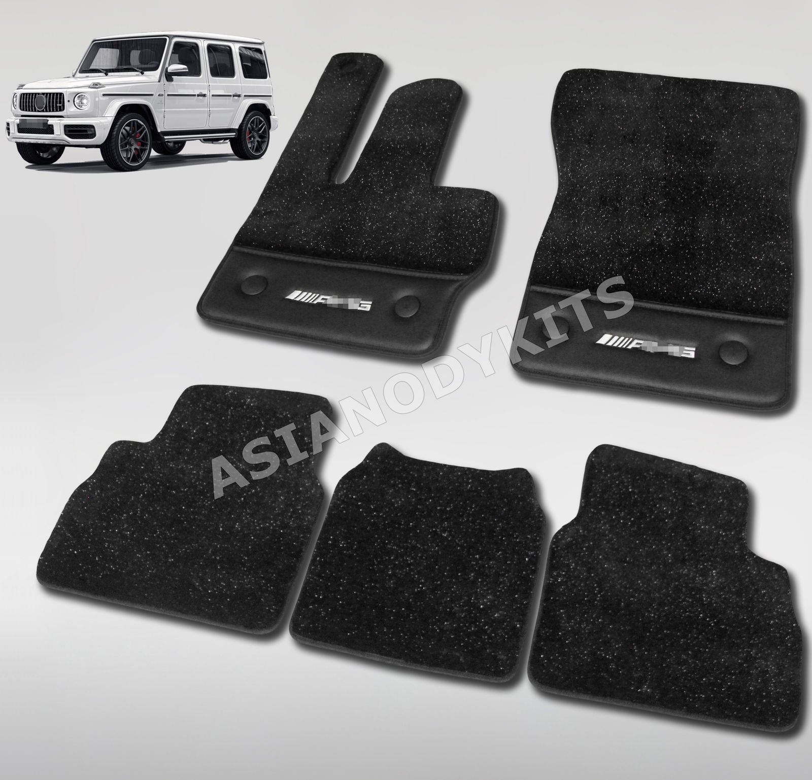 Velour FLOOR MATs for Mercedes-Benz G-class W463A W464 (2018+)