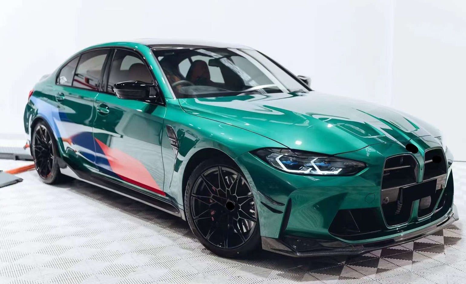 Vortsteiner Carbon Side Skirts for BMW G80 M3 G82 M4 2020+  Set Include:  Side Skirts ﻿Material: Dry Carbon Fiber