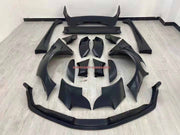 WIDE BODY KIT for TOYOTA SUPRA A90 2019+ FRONT LIP FENDER FLARES SPOILER