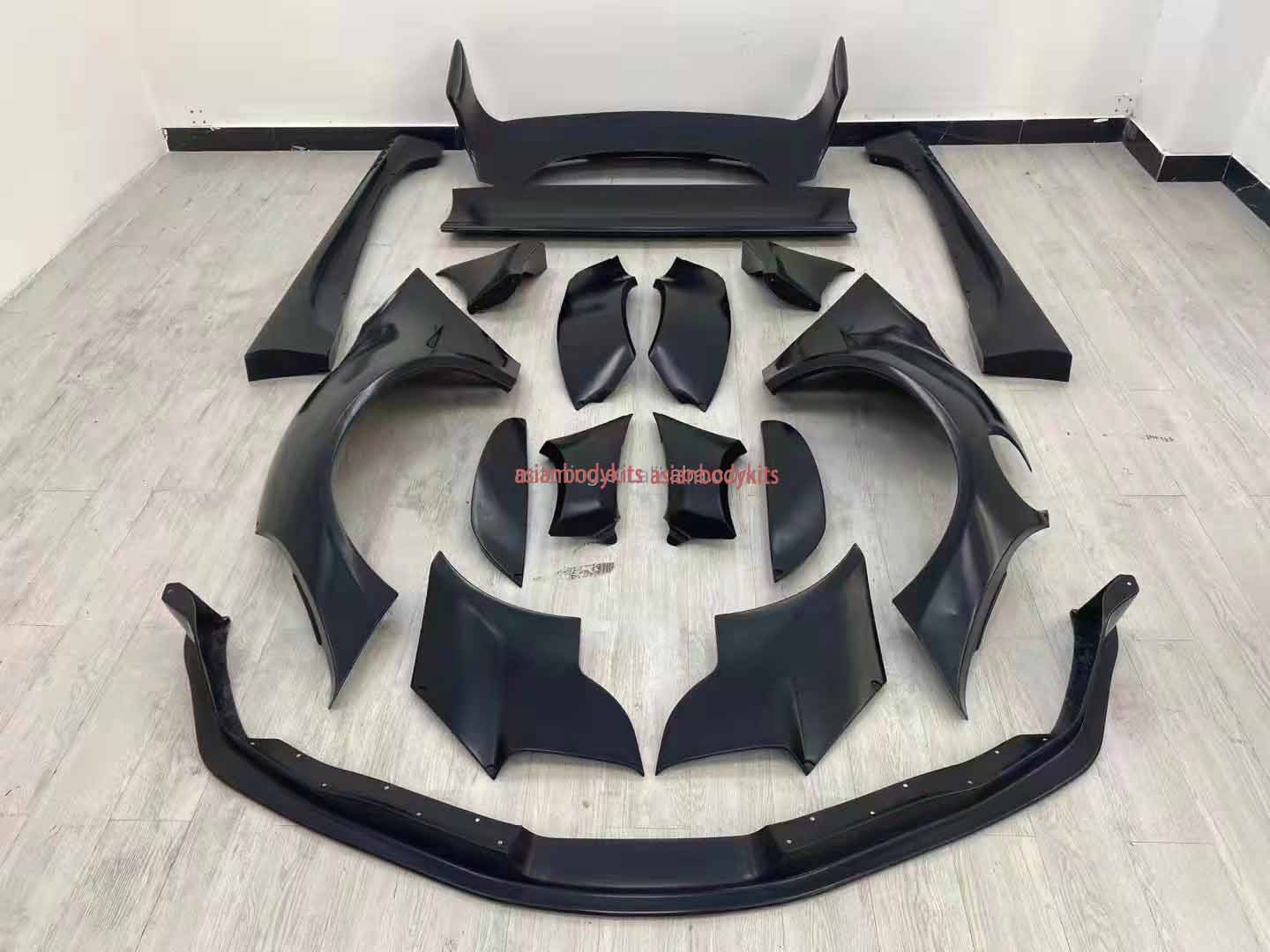 WIDE BODY KIT for TOYOTA SUPRA A90 2019+ FRONT LIP FENDER FLARES SPOILER