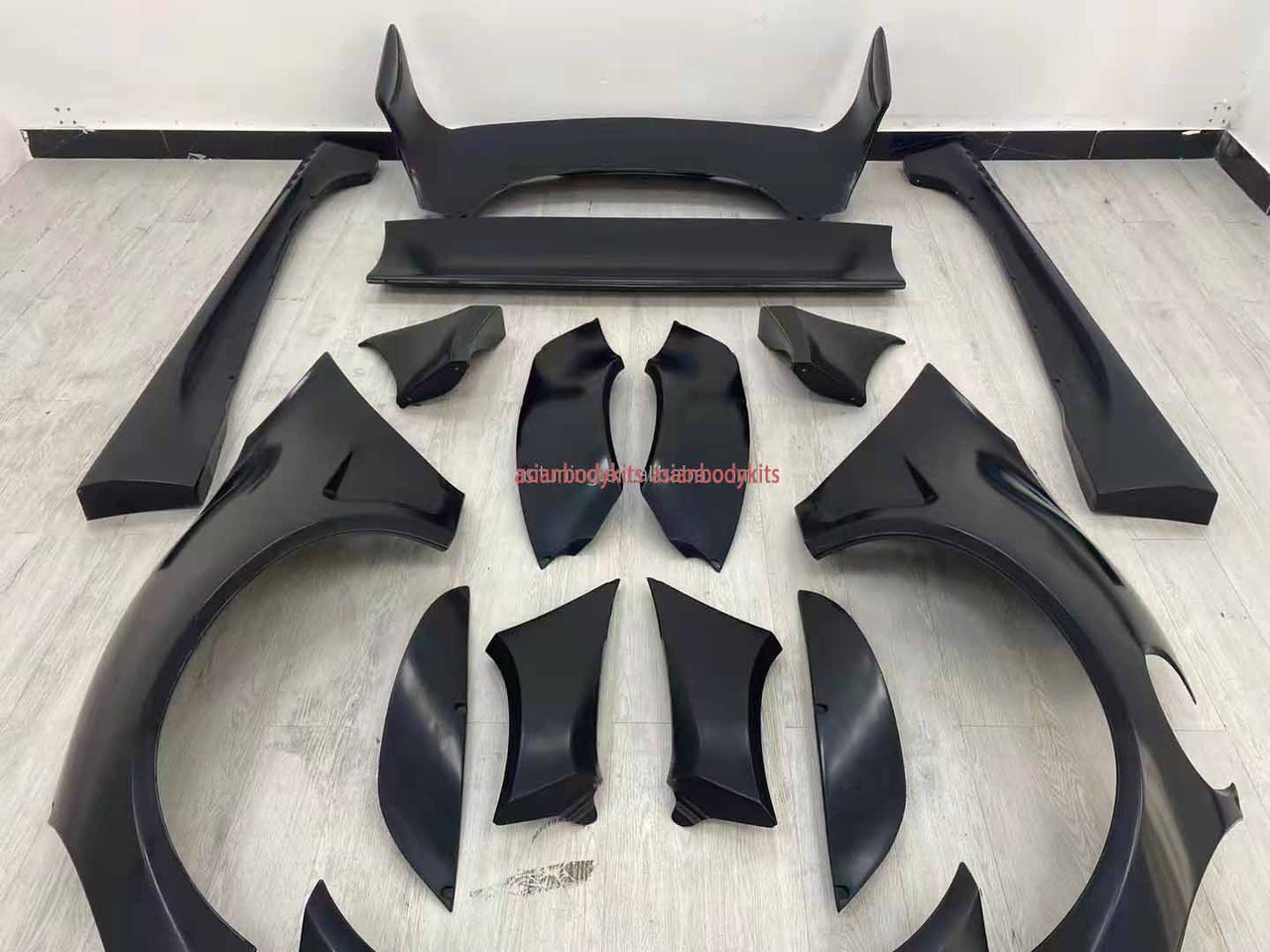 WIDE BODY KIT for TOYOTA SUPRA A90 2019+ FRONT LIP FENDER FLARES SPOILER