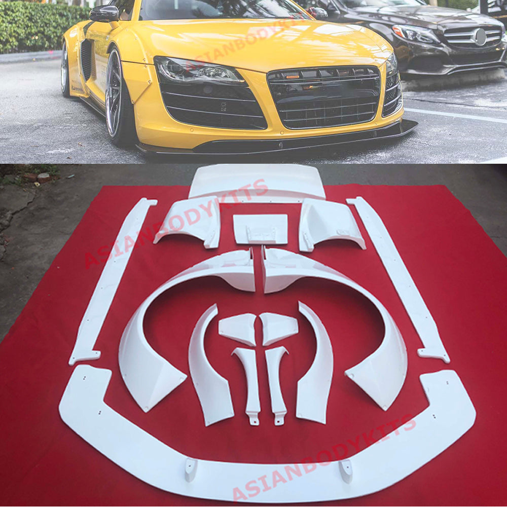 LB STYLE WIDE BODY KIT FOR AUDI R8 TYPE 42 2007 - 2015