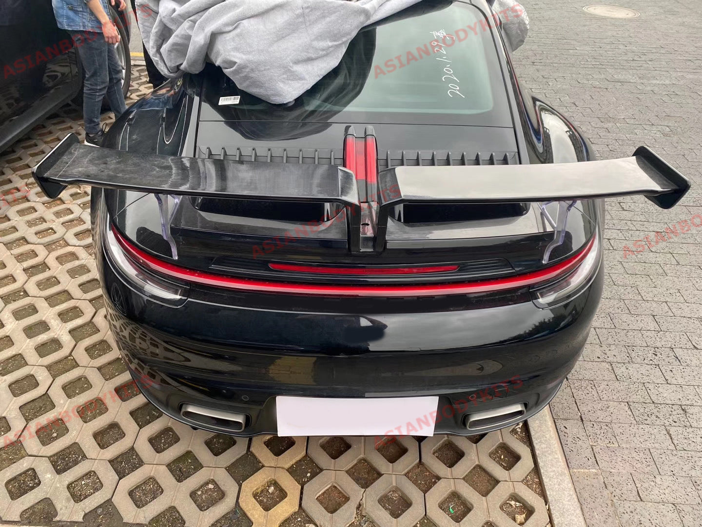 Brabus 992 Rear Spoiler CARBON FIBER REAR SPOILER for PORSCHE 911 992.1 CARRERA S 2019 - 2025 ...