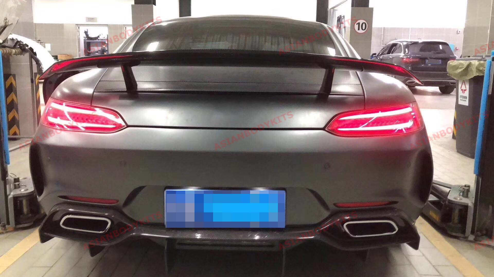 CARBON FIBER REAR WING SPOILER for MERCEDES BENZ AMG GT S C190 2015 - 2018 - Forza Performance Group